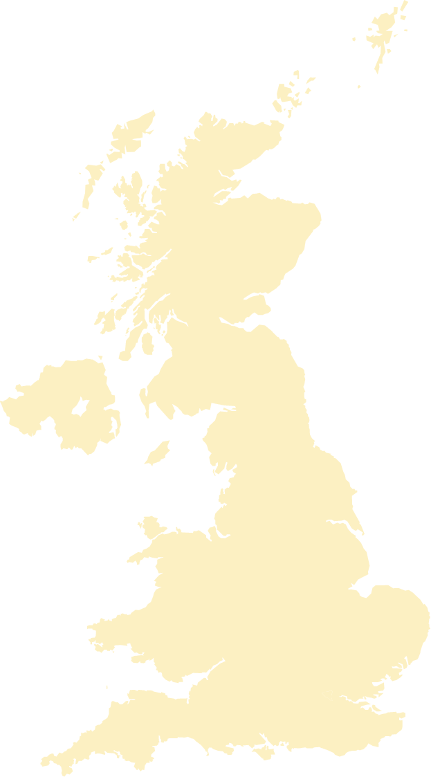 outline map of united kingdom